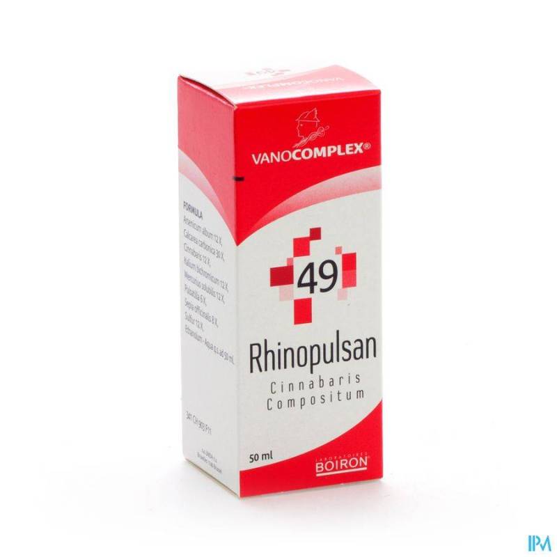 Vanocomplex N49 Rhinopulsan Gutt 50ml Unda