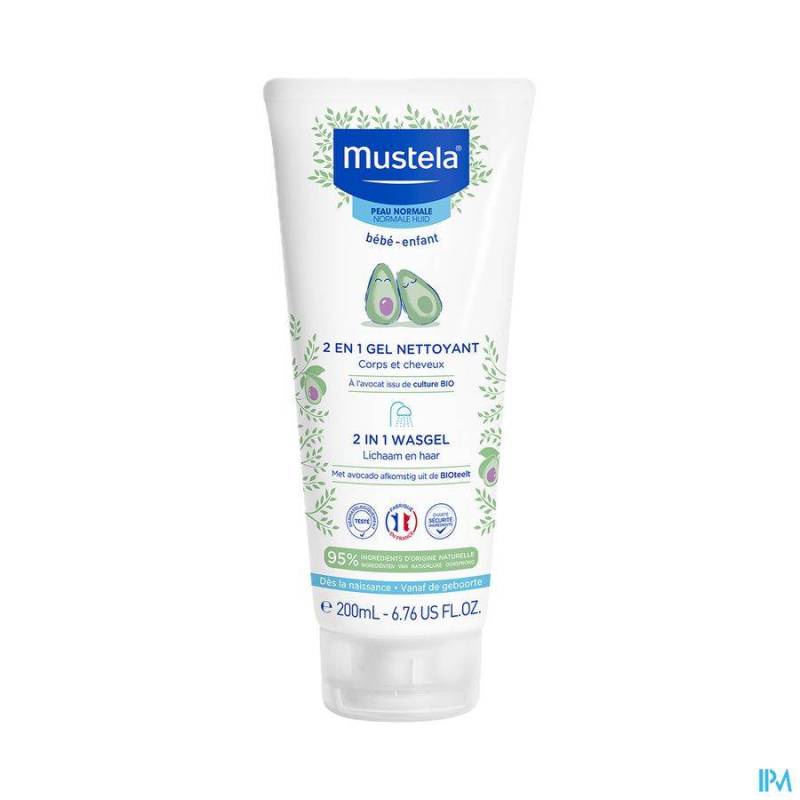 MUSTELA PN 2EN1 GEL NETTOYANT 200ML NF