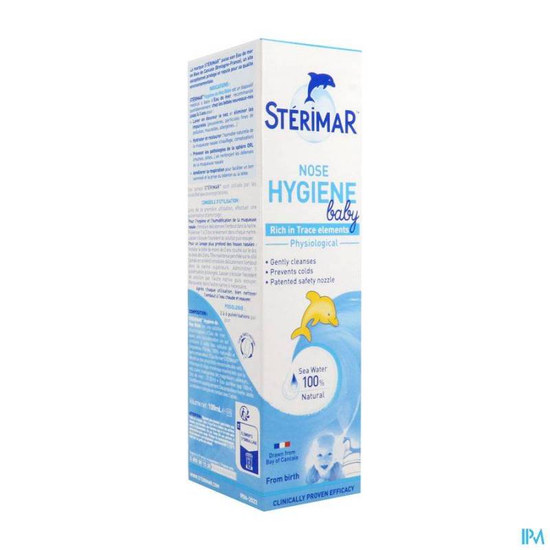 STERIMAR BEBE SPRAY NASAL EAU DE MER 100ML