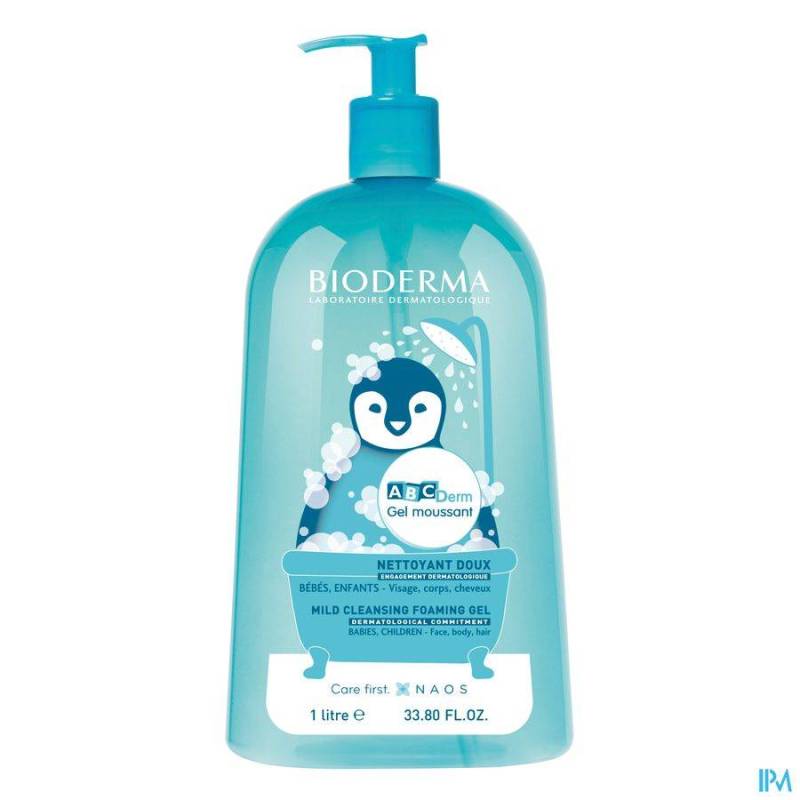 BIODERMA ABC DERM GEL MOUSSANT 1L