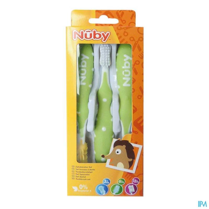 NUBY SET EVOLUTIF BROSSE A DENTS