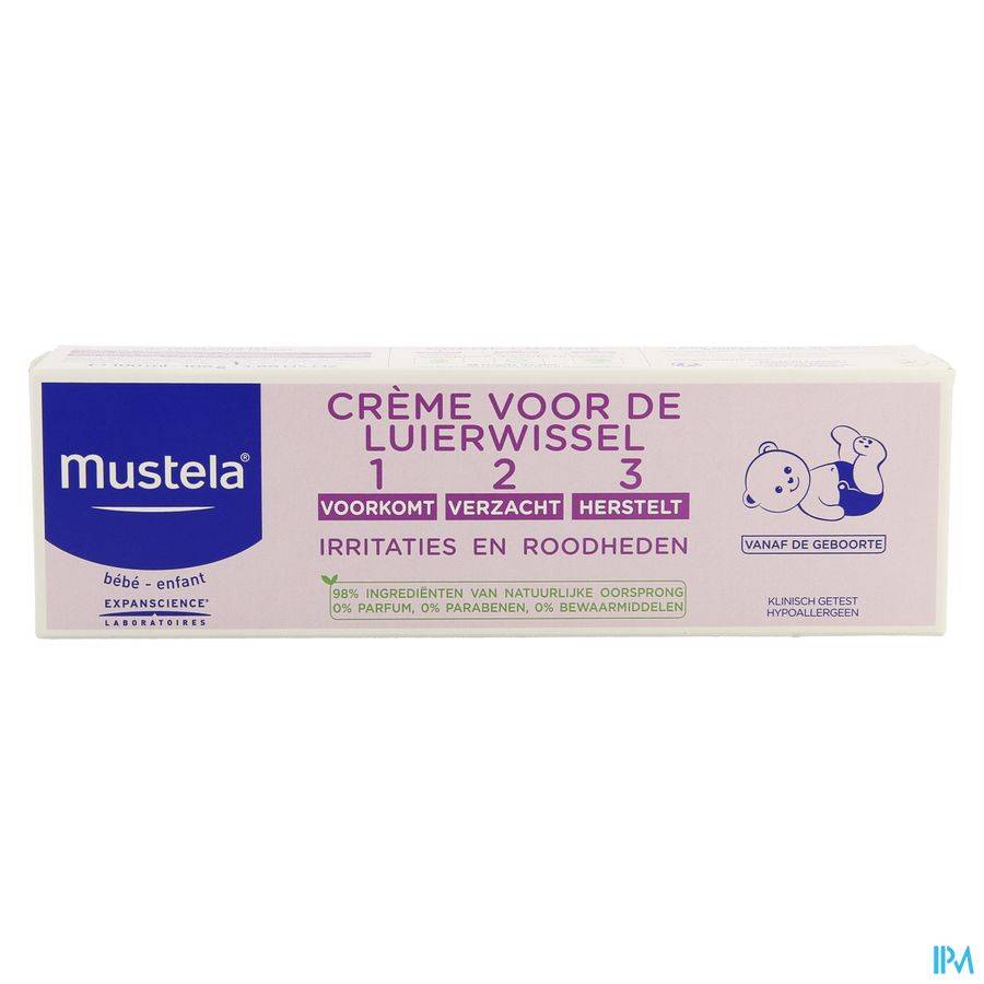 Mustela Creme Voor De Luierwissel 1-2-3 100g