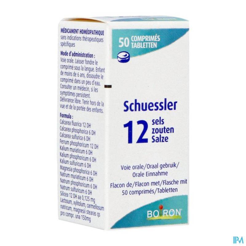 SCHUESSLER 12 SELS 50P BOIRON