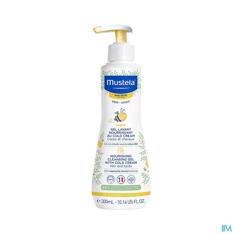 Mustela Voedende Wasgel Met Cold Cream Droge Huid 300ml