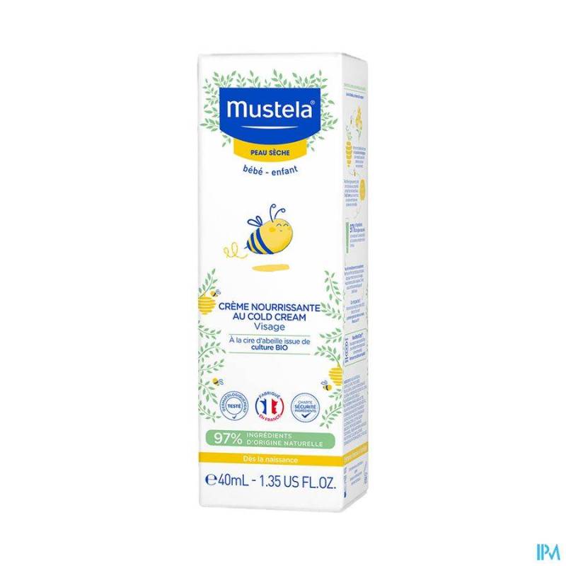 Mustela Voedende Cold Cream Gelaat Droge Huid 40ml