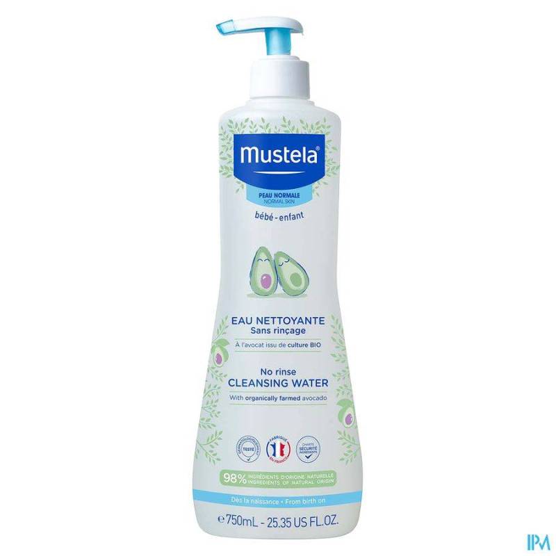 MUSTELA PN EAU NETTOYANTE S/RINCAGE 750ML