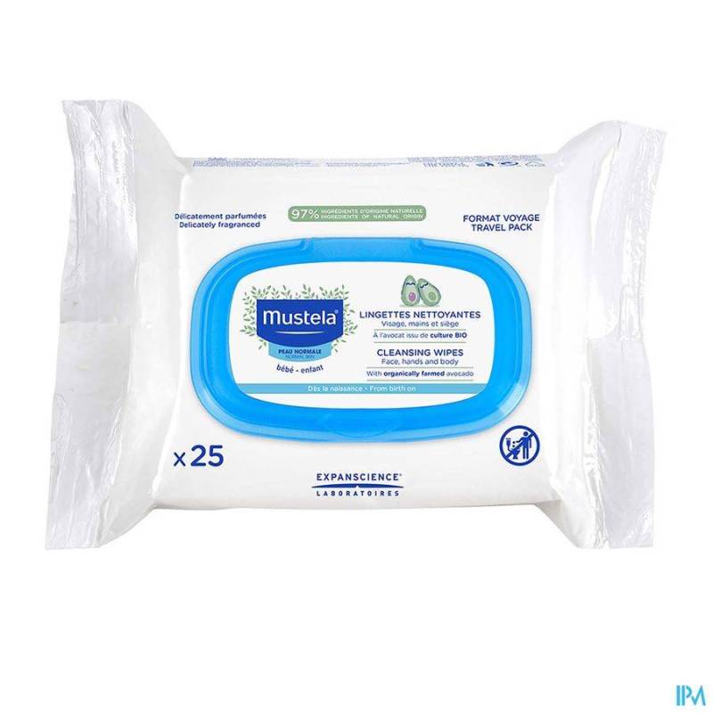 MUSTELA PN LINGETTES VISAGE 25
