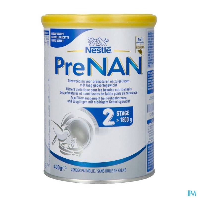 Pre-Nan Stage 2 Dieetvoeding Laag Geboortegewicht Prematuren/ Zuigeling Poeder 400g