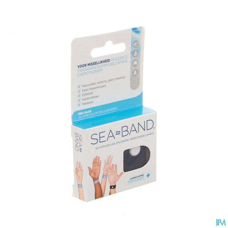 SEA BAND POLSBANDJES KIND +6JAAR BLAUW 2