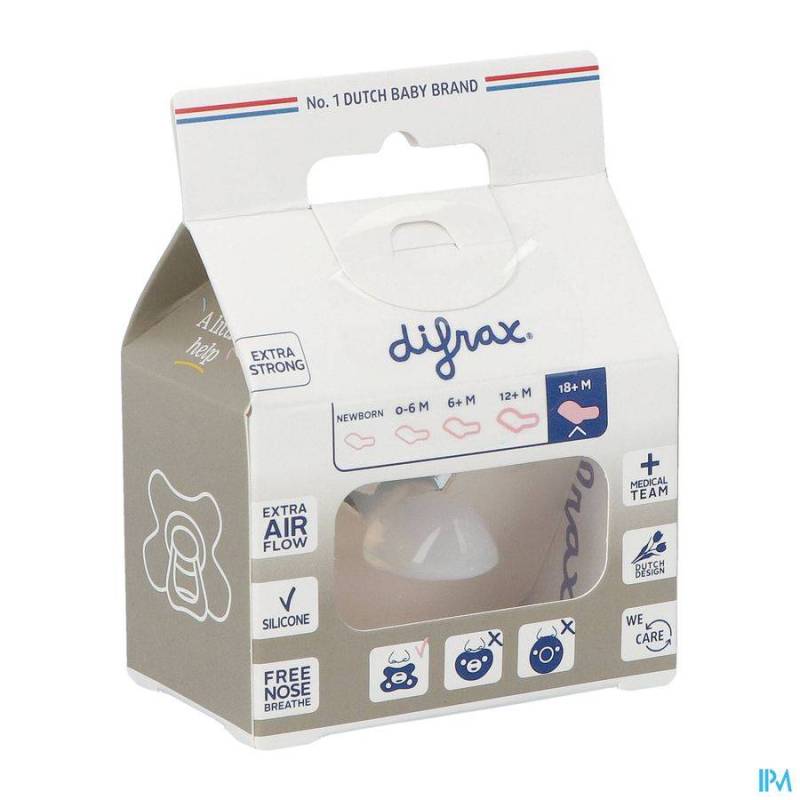 DIFRAX SUCETTE SIL DENTAL XTRA FORTE +18M 342