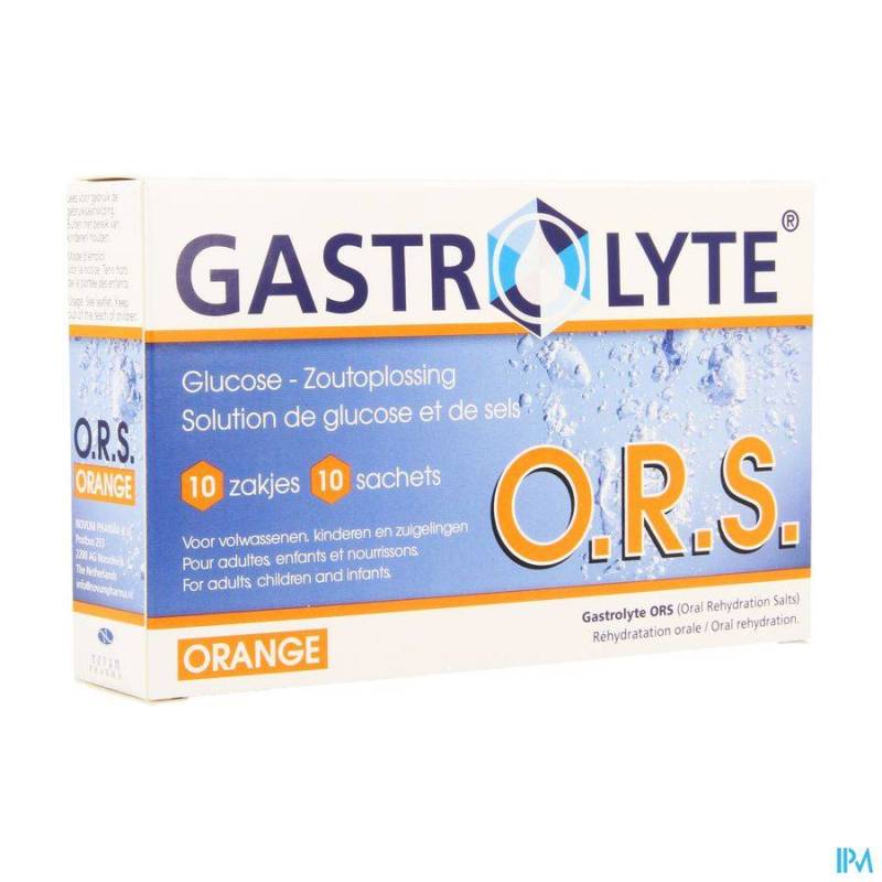 GASTROLYTE ORS ORANGE PDR SACH 10