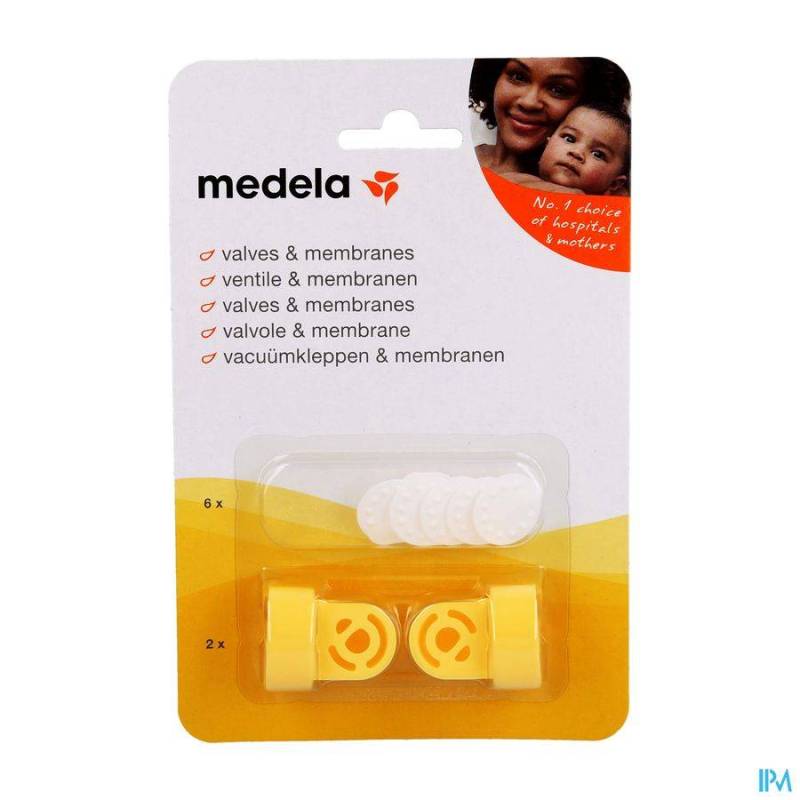 MEDELA VACUUM SET 2 CLAPETS+6 MEMBRANES 8000727