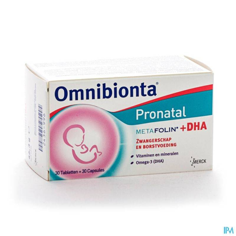 OMNIBIONTA PRONATAL + DHA TABL 30+CAPS 30