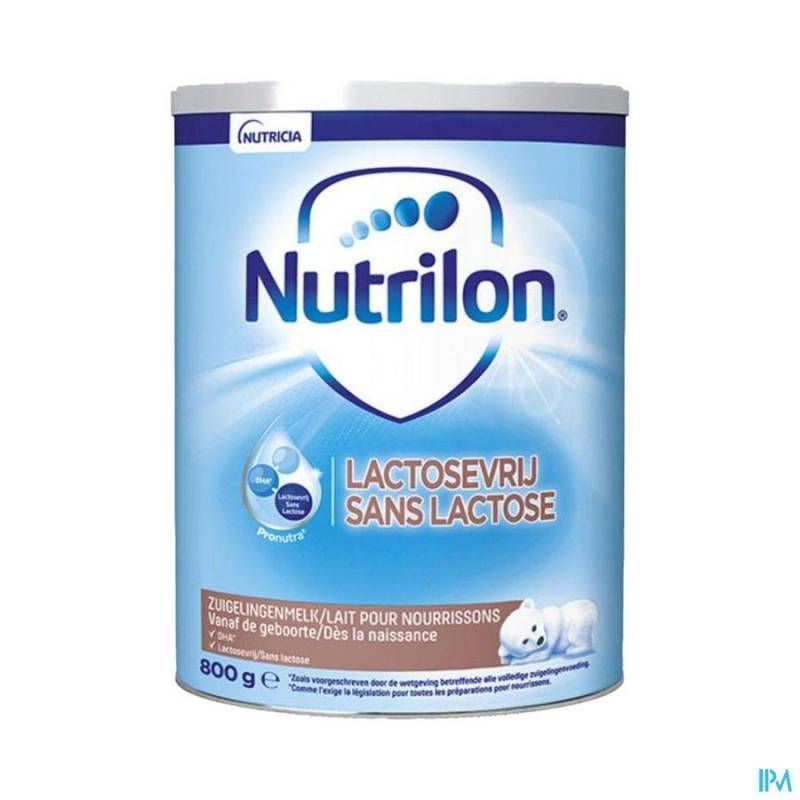 NUTRILON SANS LACTOSE PDR 800G