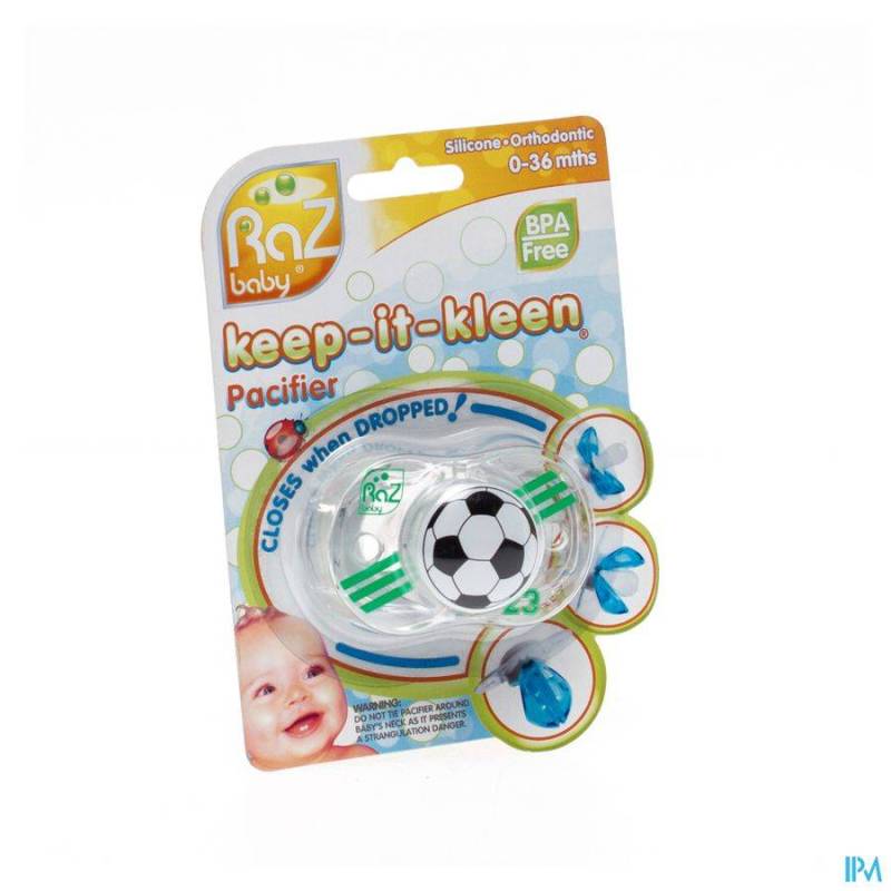 RAZ BABY KEEP IT CLEAN SUCETTE SOCCER BALL