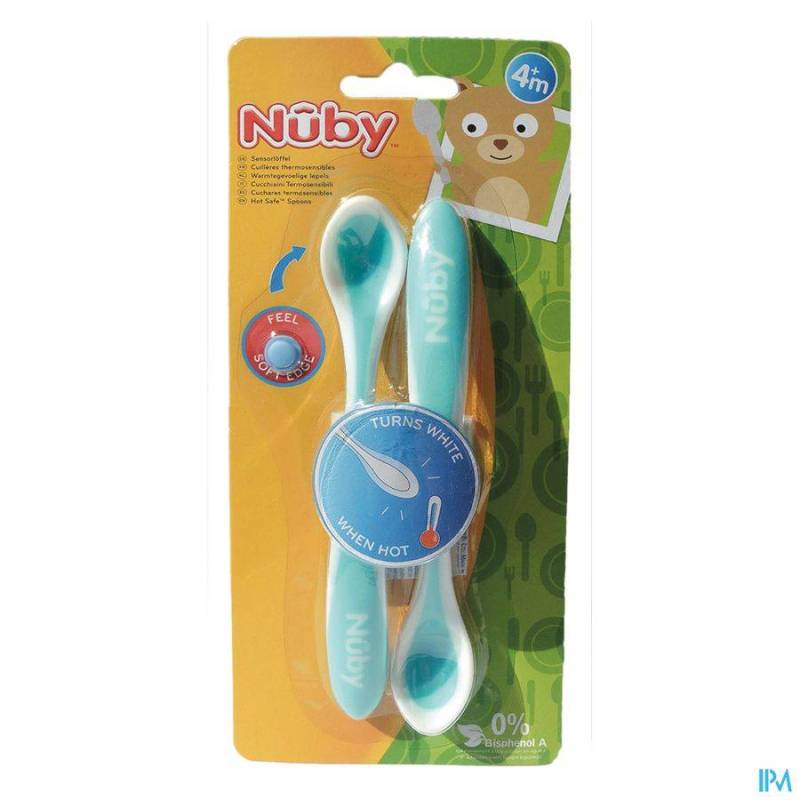 NUBY CUILLERE THERMOSENSIBLES +4M 2