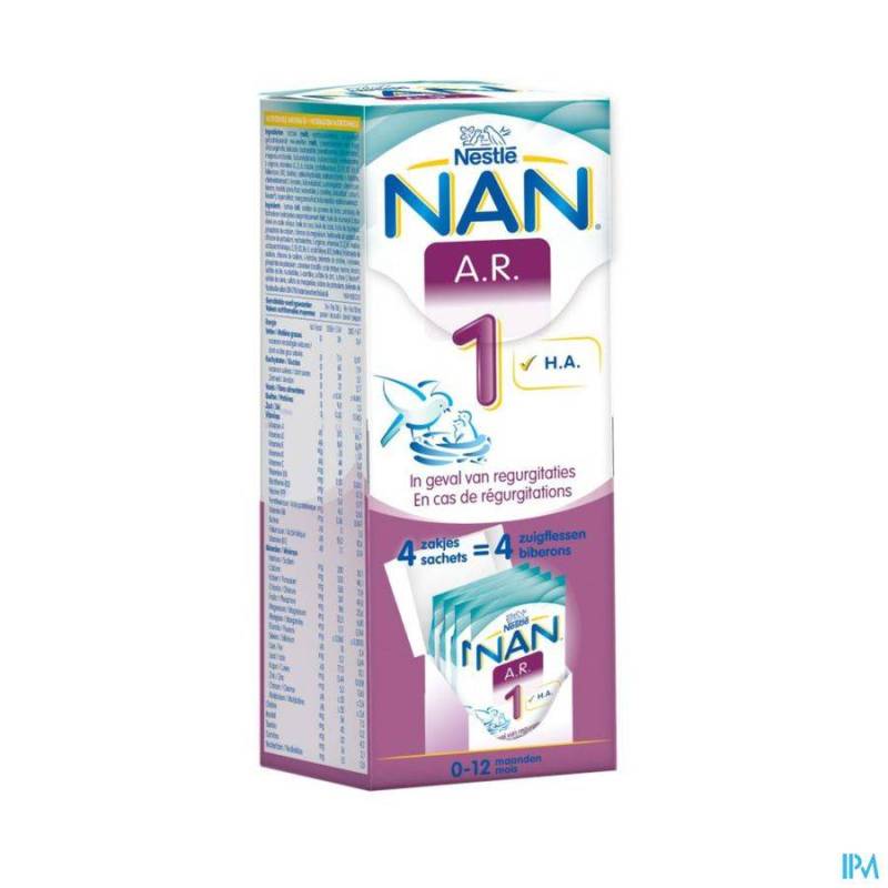 NAN AR1 LAIT POUDRE STICKS 4X26,2G