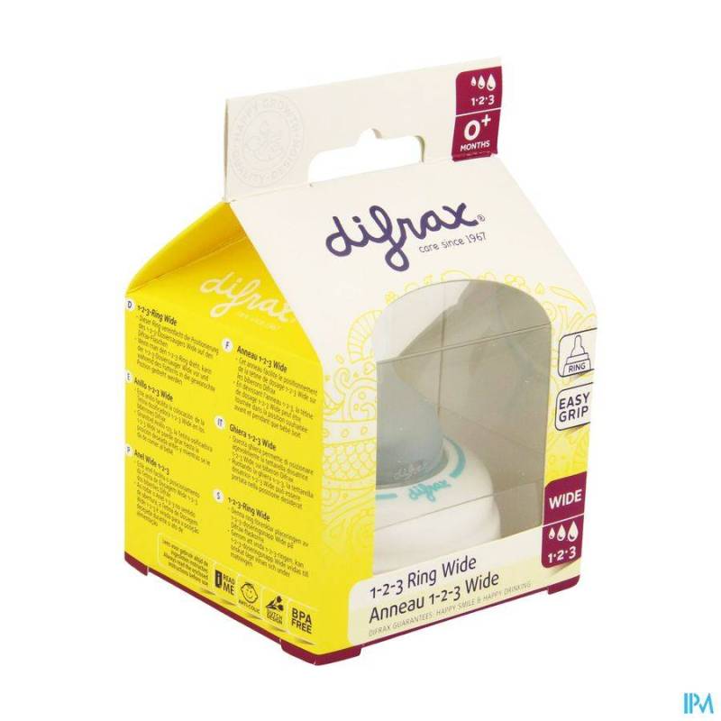 DIFRAX BAGUE DE SERRAGE 1-2-3 NATURAL WIDE 714