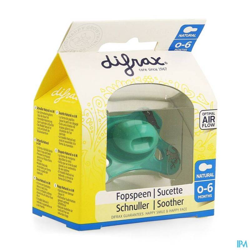 Difrax Fopspeen Natural 0-6 M Boy