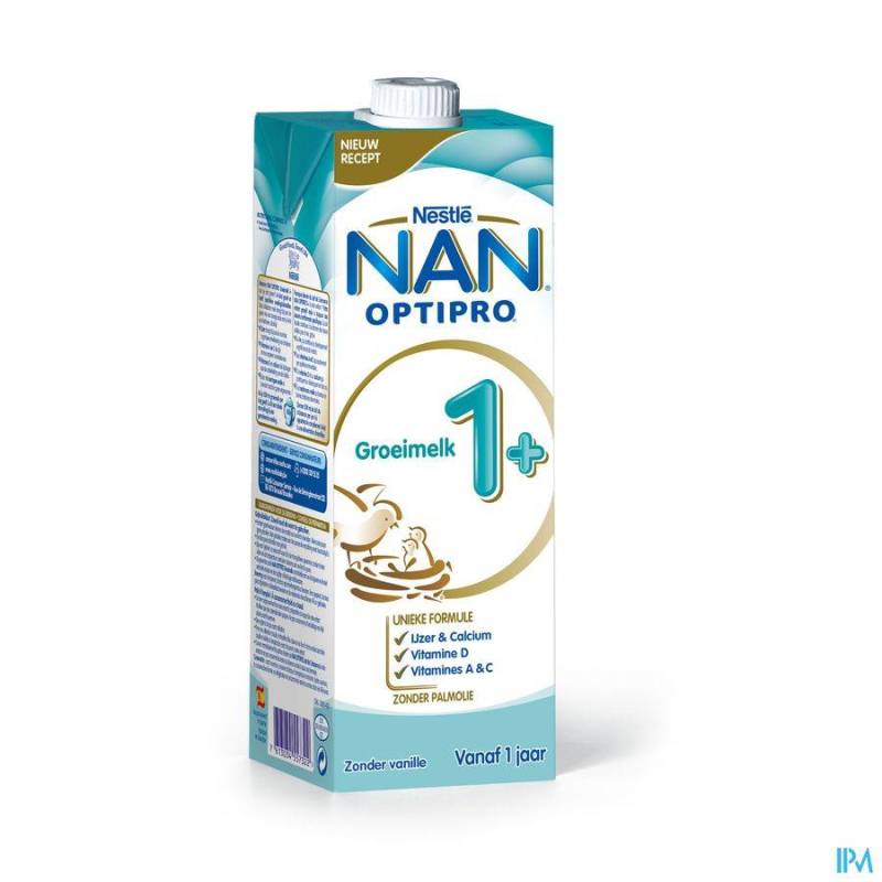 Nan Optipro Groeimelk 1+ 1L