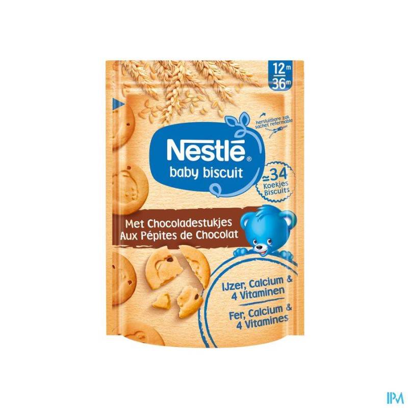 Nestle Biscuits Chocoladestukjes Zakje 150g