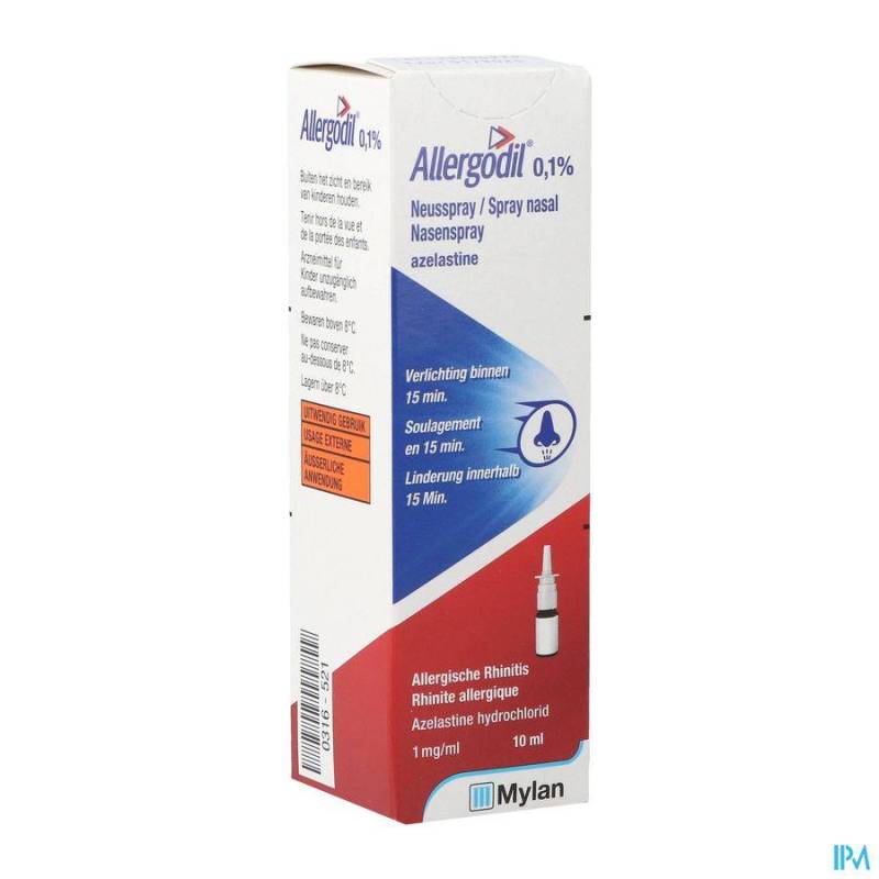 Allergodil Spray Nasal Fl 10ml