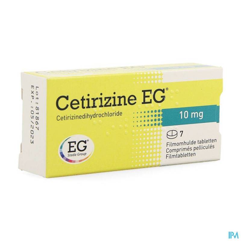 Cetirizine EG 10mg 7 Tabletten  - Generisch