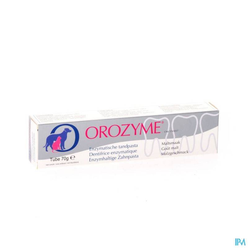 OROZYME CANINE DENTIF ENZYMATIQUE CHIEN TUBE 70G