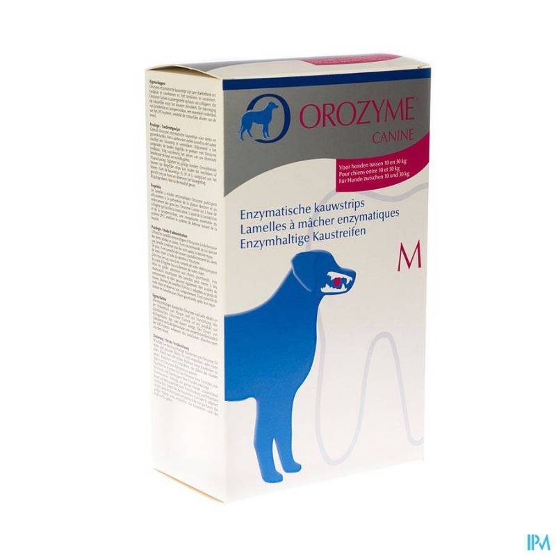 Orozyme Canine M Kauwstrip Enzym.hond 10-30kg 141g