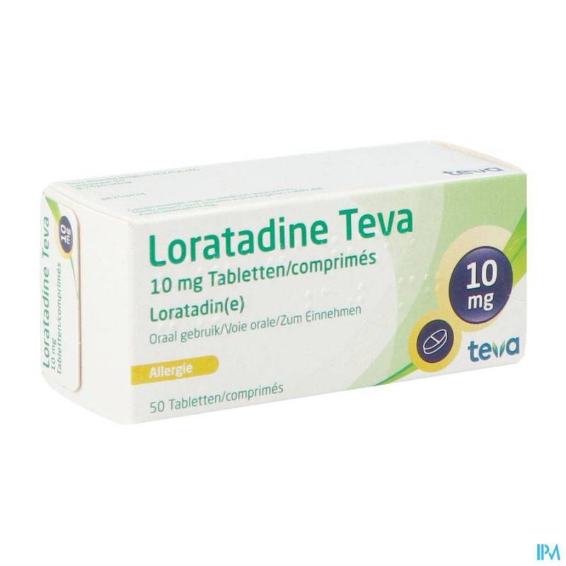 LORATADINE TEVA 10 MG COMP 50 X 10 MG  - Generisch