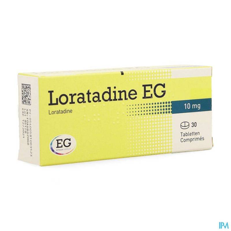 LORATADINE EG 10 MG TABL 30 X 10 MG  - Generisch