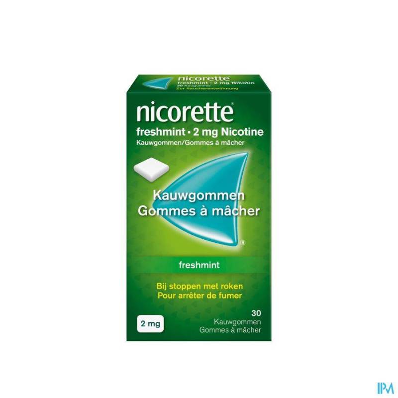 NICORETTE FRESHMINT GOMME MACH 30X2MG