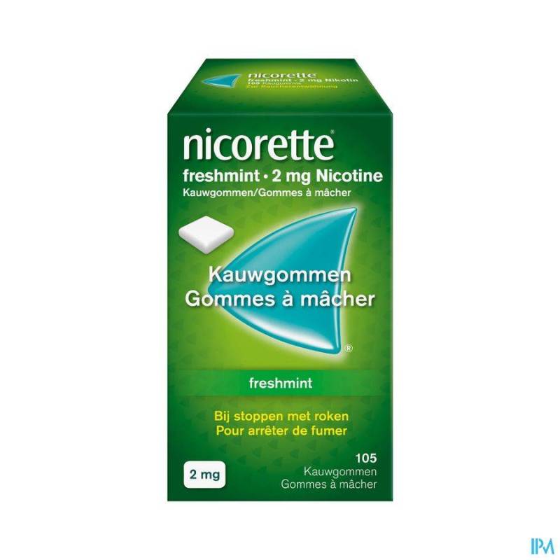 NICORETTE FRESHMINT GOMME MACH 105X2MG