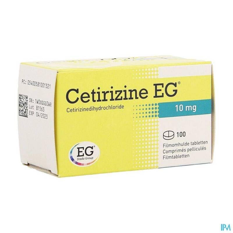 Cetirizine EG 10mg 100 Tabletten  - Generisch