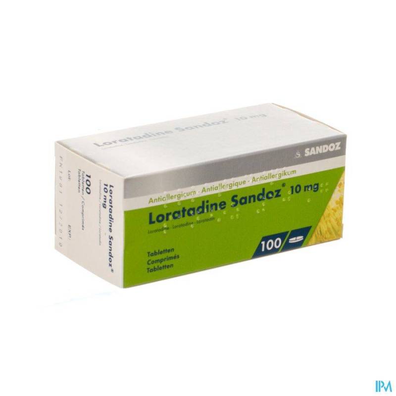 LORATADINE SANDOZ COMP 100 X 10 MG  - Generisch