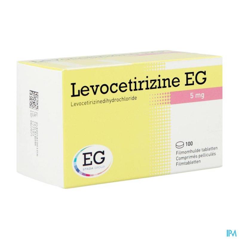 LEVOCETIRIZINE EG 5 MG COMP PELL 100  - Generisch