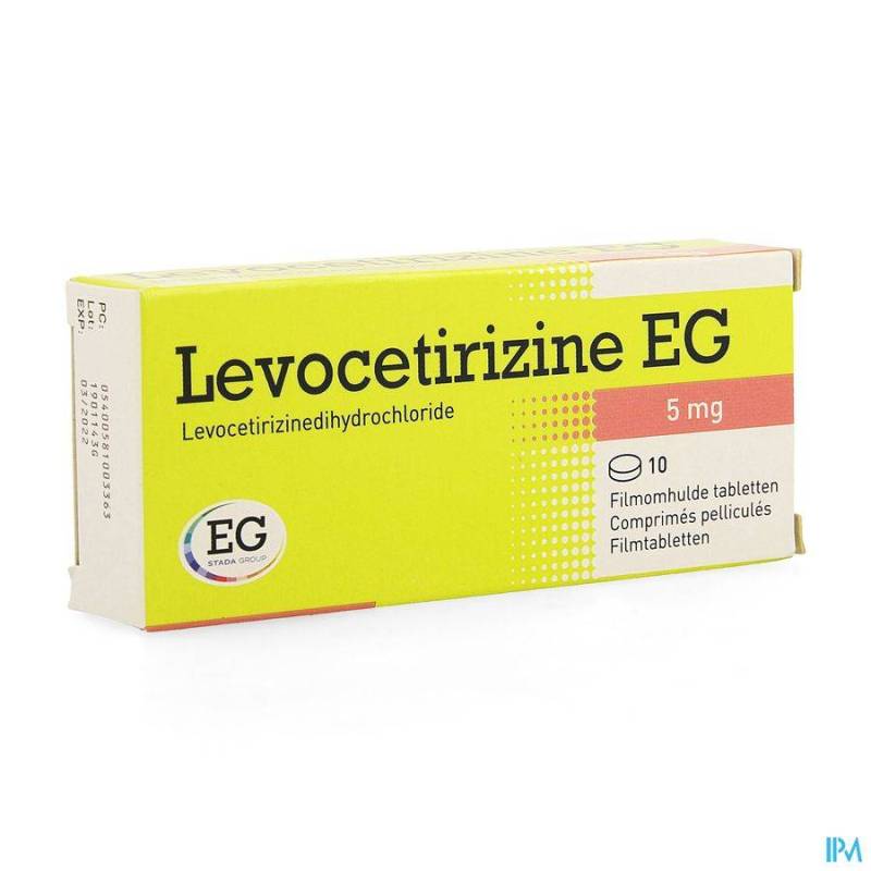 LEVOCETIRIZINE EG 5 MG COMP PELL 10  - Generisch