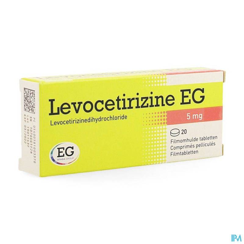 LEVOCETIRIZINE EG 5 MG COMP PELL 20  - Generisch