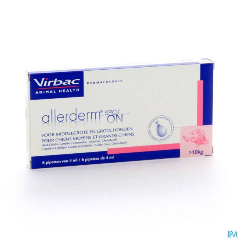 Allerderm Spot-on Pipet 6x4ml