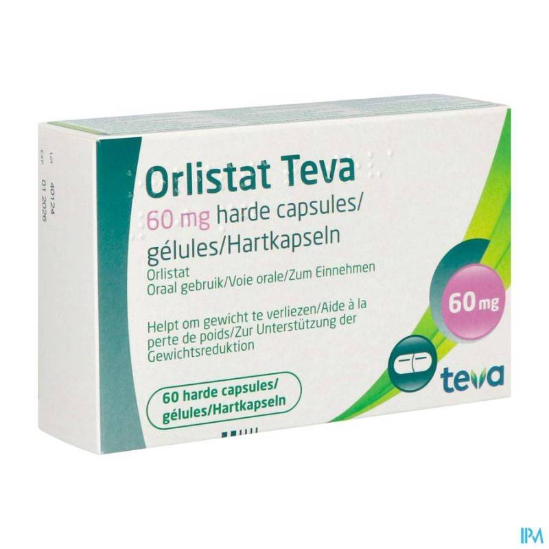 ORLISTAT TEVA CAPS DURE 60 X 60 MG  - Generisch