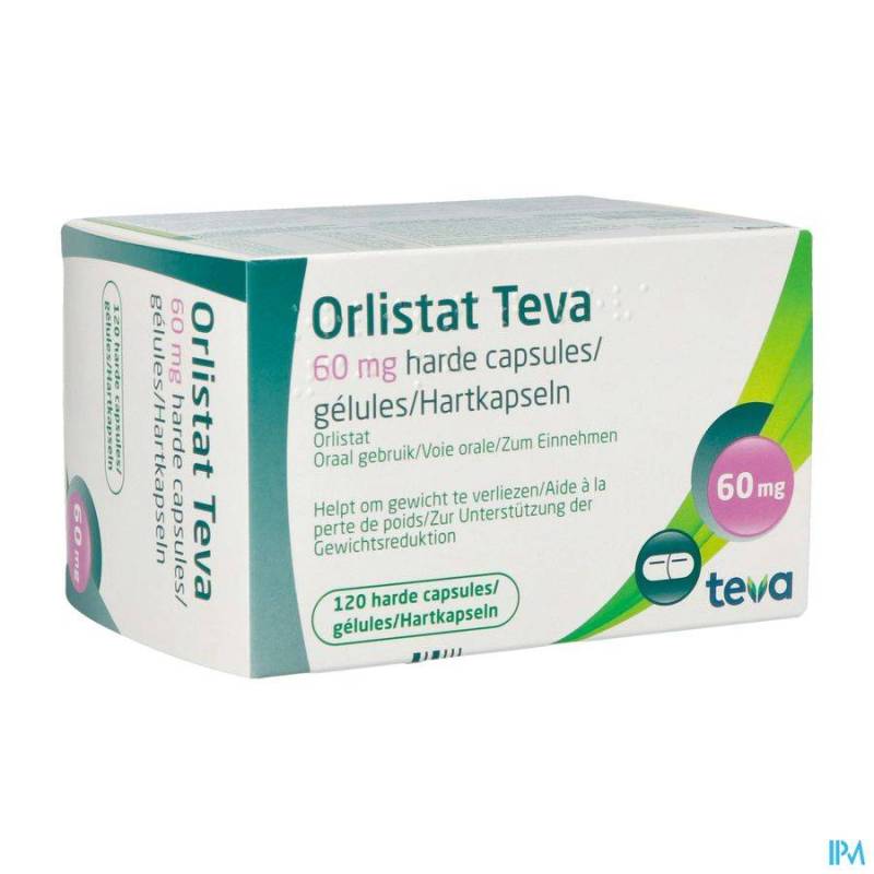 ORLISTAT TEVA CAPS DURE 120 X 60 MG  - Generisch