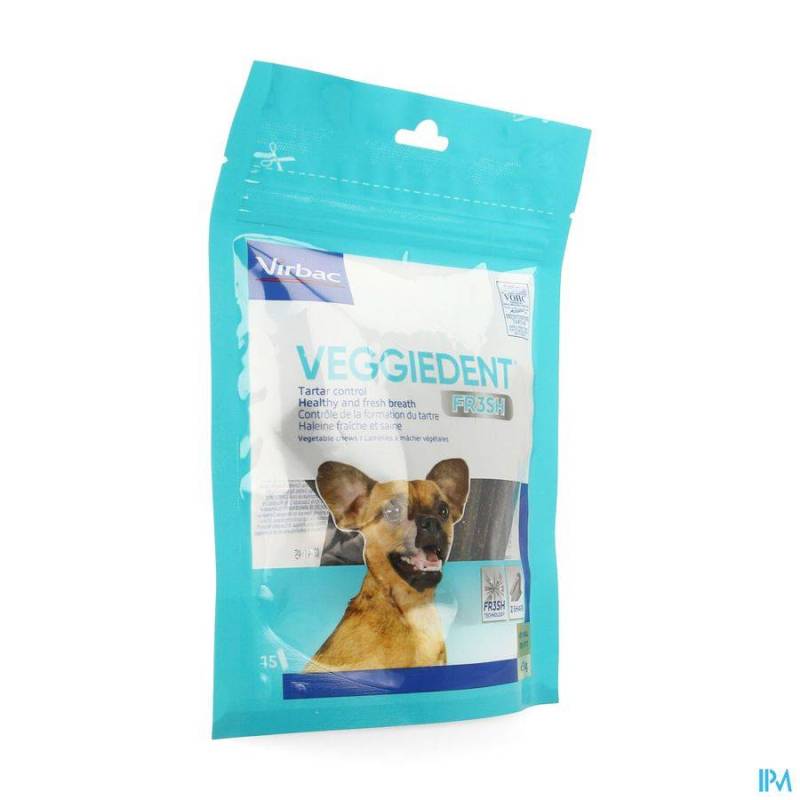 VEGGIEDENT XS CHIEN >5KG LAMELLES A MACHER 15