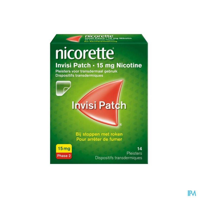 Nicorette Invisi 15mg Patch 14