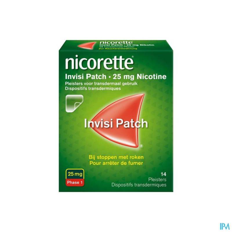 NICORETTE INVISI 25 MG PATCH 14