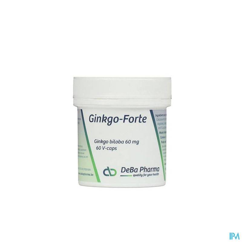 GINKGO FORTE CAPS 60X60MG DEBA