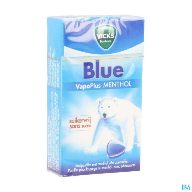 VICKS PAST BLEU S/SUCRE 40G BOX