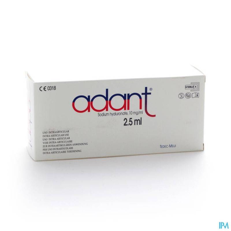 Adant Opl 1% Inj Intra Articul. 3 X 2,5ml