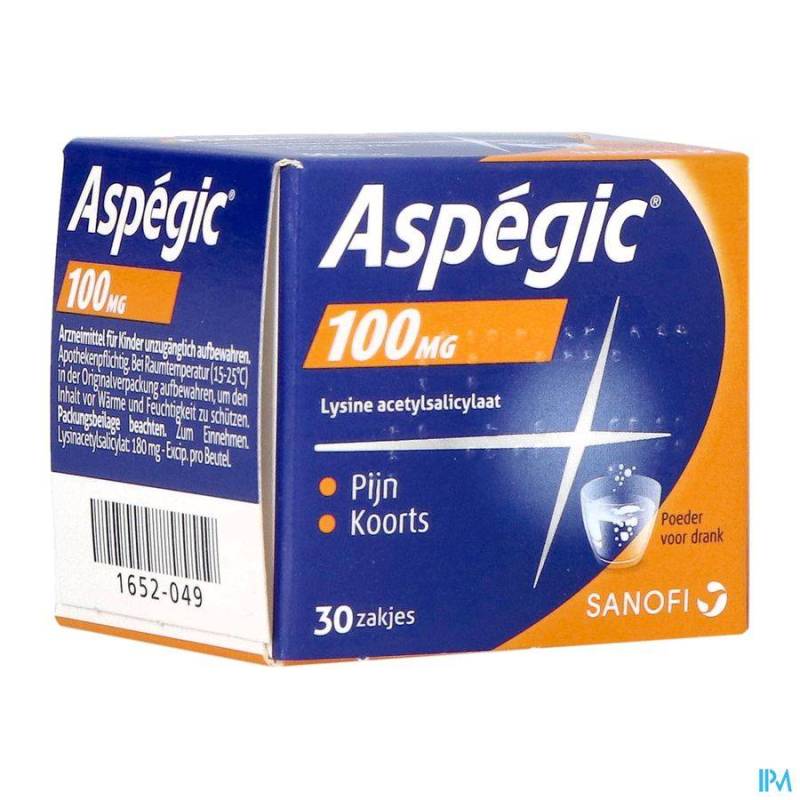 Aspegic 100 Pulv 30x 100mg