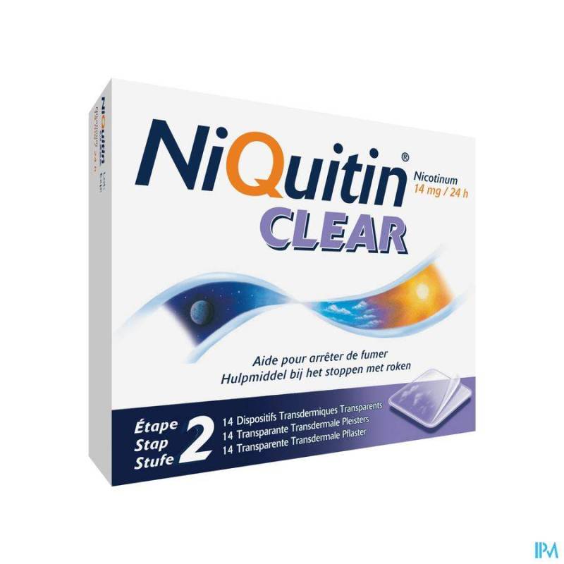 Niquitin Clear Patches 14 X 14mg