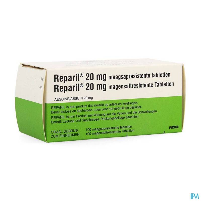 REPARIL COMP GASTRORESIST 100 X 20 MG